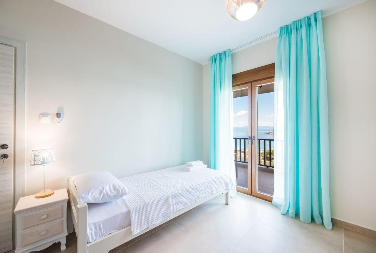 公寓 Nereus & Oceanus Beachfront Apartments, Lagonisi #feelslikehome Ormos Panagias